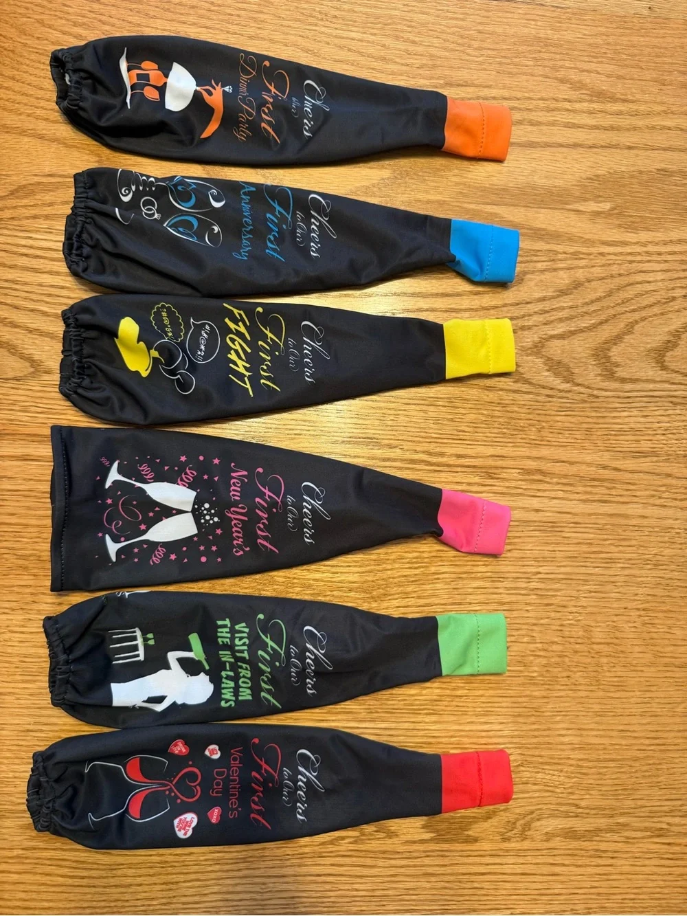 Milestone wine bottle covers